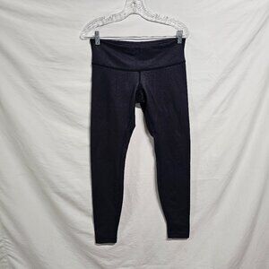 Lululemon Athletica Women Faux Denim Ankle Leggings Size 8 Blue